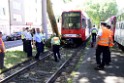 VU Roller KVB Bahn Koeln Luxemburgerstr Neuenhoefer Allee P022